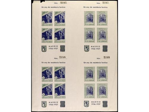 ** ESPAÑA GUERRA CIVIL. PI DE LLOBREGAT. Series completas de