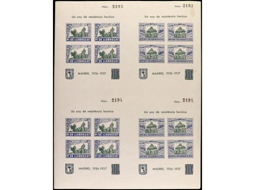** ESPAÑA GUERRA CIVIL. PI DE LLOBREGAT. Series completas de