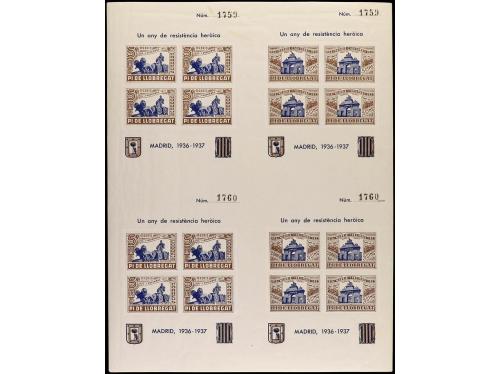 ** ESPAÑA GUERRA CIVIL. PI DE LLOBREGAT. Series completas de