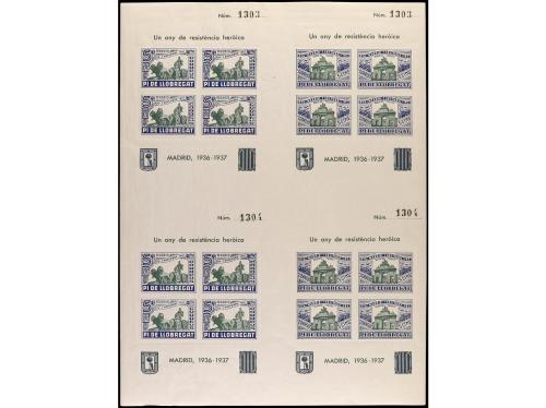 ** ESPAÑA GUERRA CIVIL. PI DE LLOBREGAT. Series completas de