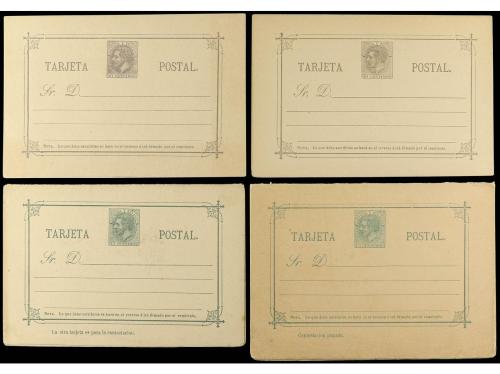 ✉ ESPAÑA ENTEROS POSTALES. CONJUNTO formado por 43 ejemplare