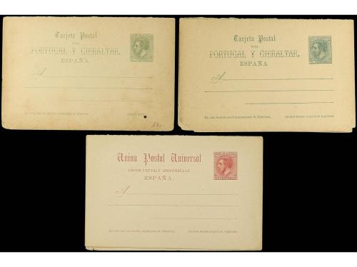 ✉ ESPAÑA ENTEROS POSTALES. CONJUNTO formado por 43 ejemplare