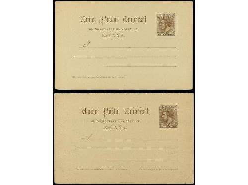 ✉ ESPAÑA ENTEROS POSTALES. CONJUNTO formado por 43 ejemplare