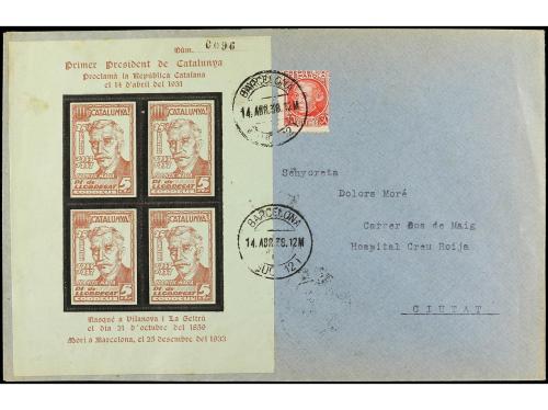 ** ESPAÑA GUERRA CIVIL. 1938. ZONA REPUBLICANA. PI DE LLOBRE