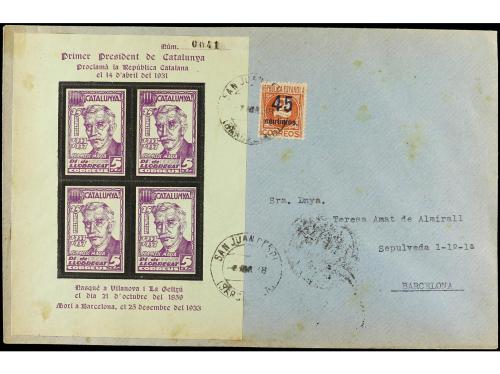 ** ESPAÑA GUERRA CIVIL. 1938. ZONA REPUBLICANA. PI DE LLOBRE