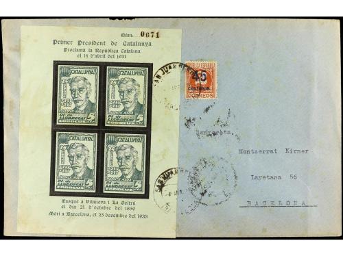 ** ESPAÑA GUERRA CIVIL. 1938. ZONA REPUBLICANA. PI DE LLOBRE