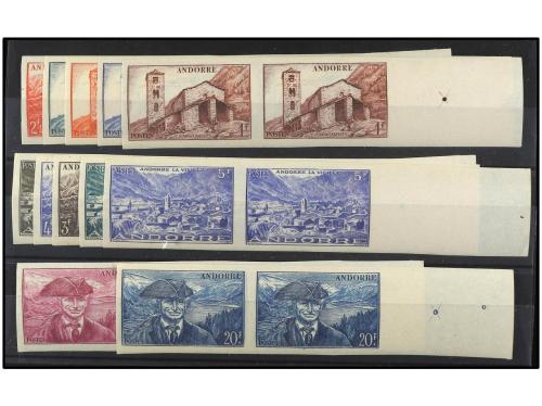 ** ANDORRA: ANDORRA FRANCESA. Ed. 100/4, 106/8, 109, 112 y 1
