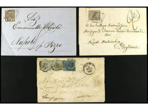 ✉ ITALIA. ESTADOS DE LA IGLESIA. Conjunto de 6 cartas. A EXA