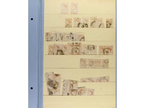 LOTES y COLECCIONES. ESPAÑA. Páginas de clasificado con un s