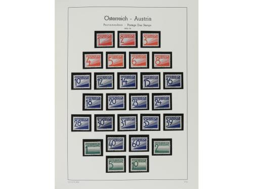 LOTES y COLECCIONES. AUSTRIA. Colección en 3 álbumes (2 vací
