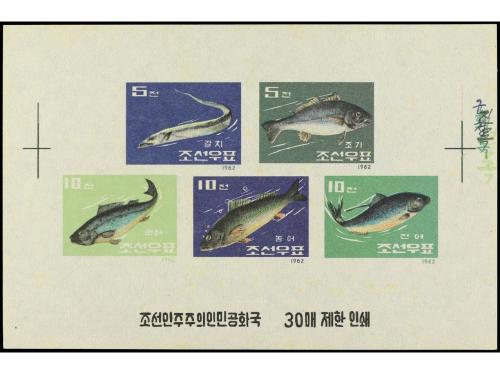 COREA DEL NORTE. 1961-4. SERIES COMPLETAS en PRUEBAS COLECTI