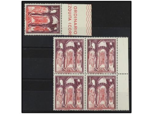 ** ESPAÑA. Ed. 1547 var. (4). TURISMO. 1 pta. violeta. FALTA