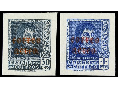 ** ESPAÑA. Ed. 845/6s. SERIE COMPLETA. 2 valores SIN DENTAR.