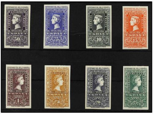 * ESPAÑA. Ed. 1075/82. CENTENARIO. Serie completa. 8 valores