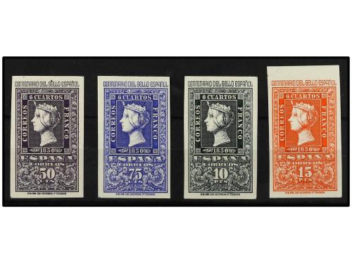 ** ESPAÑA. Ed. 1075/78. CENTENARIO. Serie de correo. 4 valor