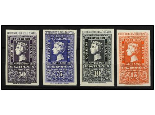 **/* ESPAÑA. Ed. 1075/78. CENTENARIO. Serie de correo. 4 val