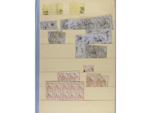 */° ESPAÑA. Ed. 143/50. STOCK de sellos sueltos en nuevo y u