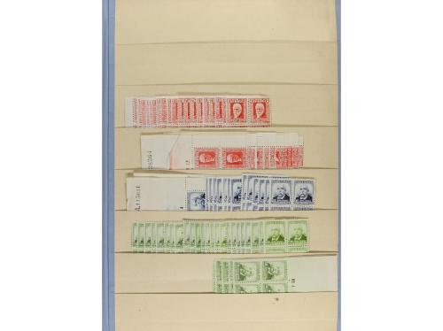 ** ESPAÑA. Ed. 662/75. STOCK de sellos sueltos a falta del 2