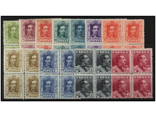 ** ESPAÑA. Ed. 310/22 sin 320 (4). SERIE hasta el 4 pts. a f