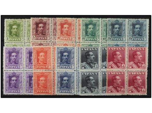 ** ESPAÑA. Ed. 310/22 sin 318 y 320 (4). SERIE hasta el 4 pt