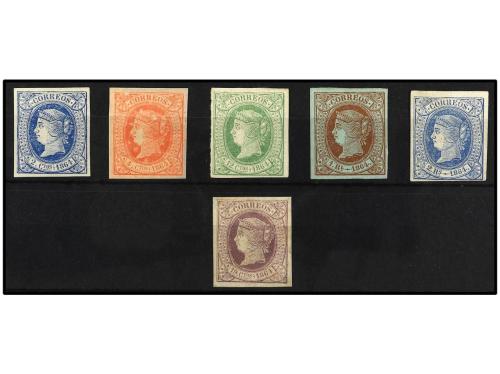 */(*) ESPAÑA. Ed. 63/8. SERIE COMPLETA. 6 valores. 4 c. plie