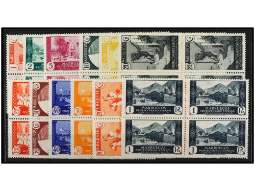 ** COLONIAS ESPAÑOLAS: MARRUECOS. Ed. 133/43 y 147 (4). 1 ct