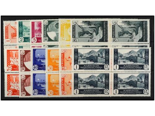 ** COLONIAS ESPAÑOLAS: MARRUECOS. Ed. 133/43 Y 147 (4). 1 ct