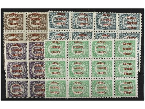 ** COLONIAS ESPAÑOLAS: TANGER. Ed. 96/9(12). 5, 10, 15 y 20 