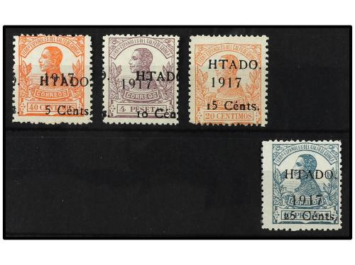 ** COLONIAS ESPAÑOLAS: GUINEA. Ed. 124/7. SERIE COMPLETA, 4 