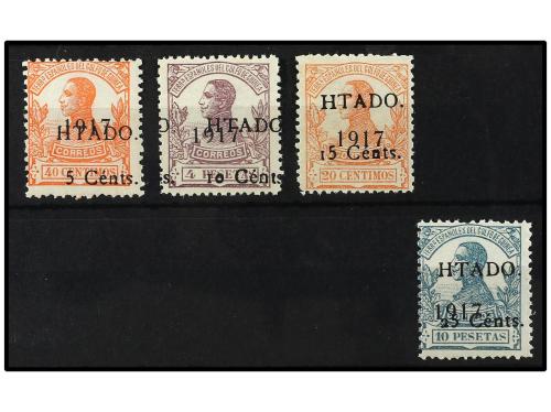 ** COLONIAS ESPAÑOLAS: GUINEA. Ed. 124/7. SERIE COMPLETA, 4 