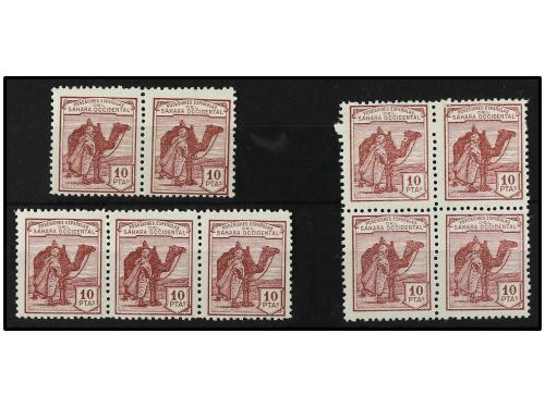** COLONIAS ESPAÑOLAS: SAHARA. Ed. 12N (9). 10 pts. carmín v