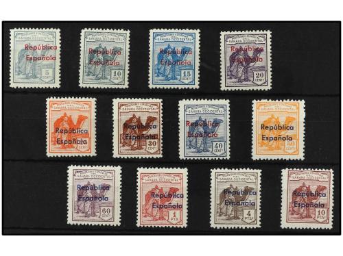 ** COLONIAS ESPAÑOLAS: SAHARA. Ed. 36B/47B. SERIE COMPLETA, 