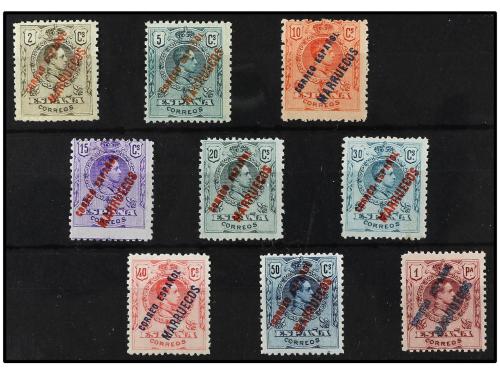 ** COLONIAS ESPAÑOLAS: TANGER. Ed. 1/9. SERIE COMPLETA, 9 va