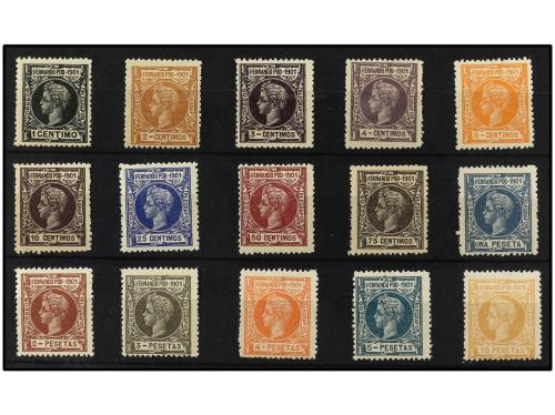 ** COLONIAS ESPAÑOLAS: FERNANDO POO. Ed. 95/109. SERIE COMPL