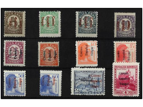 ** COLONIAS ESPAÑOLAS: TANGER. Ed. 96/107. SERIE COMPLETA, 1