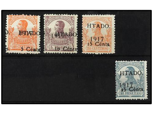 ** COLONIAS ESPAÑOLAS: GUINEA. Ed. 124/7. SERIE COMPLETA, 4 