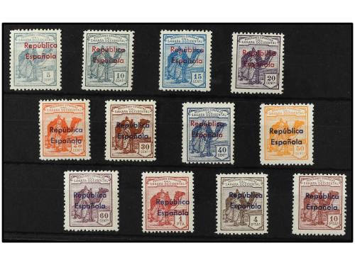 ** COLONIAS ESPAÑOLAS: SAHARA. Ed. 36B/47B. SERIE COMPLETA, 