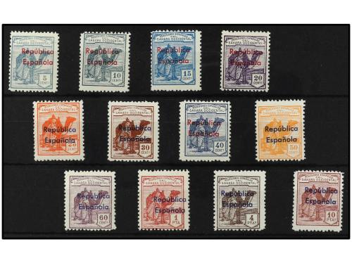 ** COLONIAS ESPAÑOLAS: SAHARA. Ed. 36B/47B. SERIE COMPLETA, 