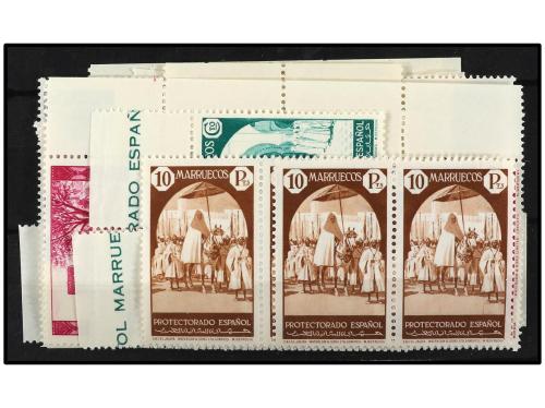 ** COLONIAS ESPAÑOLAS: MARRUECOS. Ed. 148/60 (5). 5 SERIES C