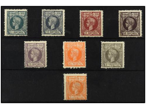 ** COLONIAS ESPAÑOLAS: FERNANDO POO. Ed. 110/7. SERIE COMPLE
