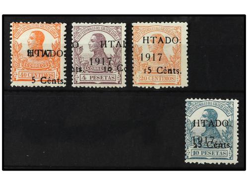 ** COLONIAS ESPAÑOLAS: GUINEA. Ed. 124/7. SERIE COMPLETA, 4 