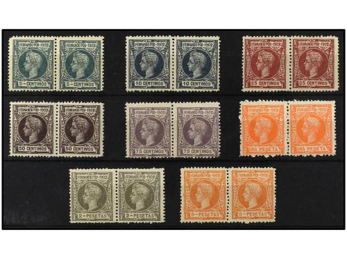 ** COLONIAS ESPAÑOLAS: FERNANDO POO. Ed. 110/7 (2). 2 SERIES