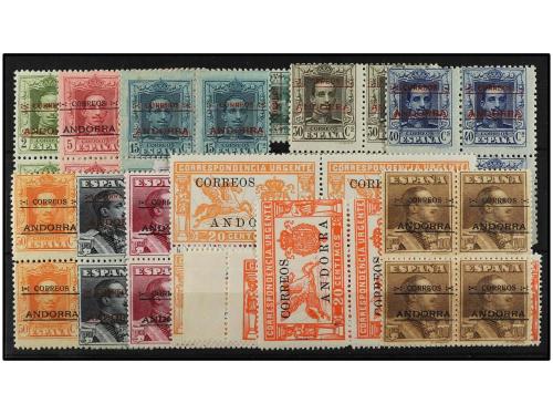 ** COLONIAS ESPAÑOLAS: ANDORRA. Ed. 1/14 (4). 4 SERIES COMPL