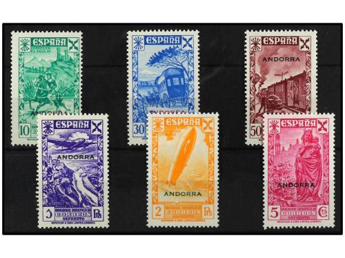 ** COLONIAS ESPAÑOLAS: ANDORRA. Ed. 1/6. BENEFICIENCIA. SERI