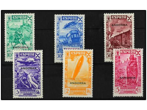 ** COLONIAS ESPAÑOLAS: ANDORRA. Ed. 1/6. BENEFICIENCIA. SERI