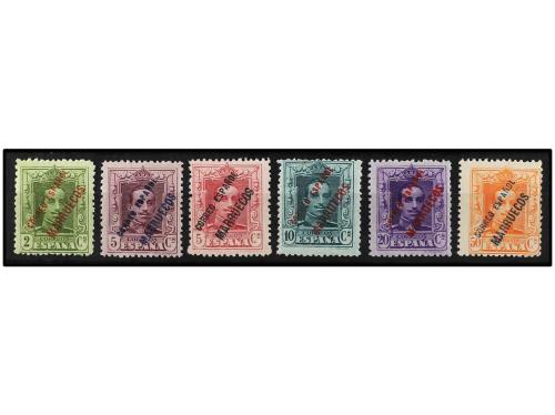 ** COLONIAS ESPAÑOLAS: TANGER. Ed. 17/22. SERIE COMPLETA, 6 