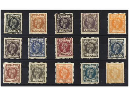 ** COLONIAS ESPAÑOLAS: FERNANDO POO. Ed. 95/109. SERIE COMPL