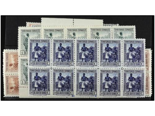 ** COLONIAS ESPAÑOLAS: GUINEA. Ed. 244/50 (10). 10 SERIES CO