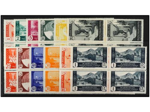 ** COLONIAS ESPAÑOLAS: MARRUECOS. Ed. 133/43 y 147 (4). 1 ct