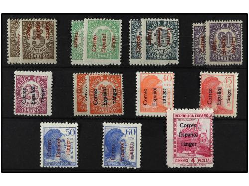 ** COLONIAS ESPAÑOLAS: TANGER. Ed. 96/105 y 107. SERIE COMPL